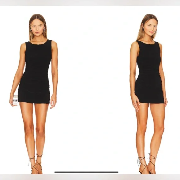 knee length dresses for ladies Norma Kamali Sleeveless Pickleball Mini Dress main image 1